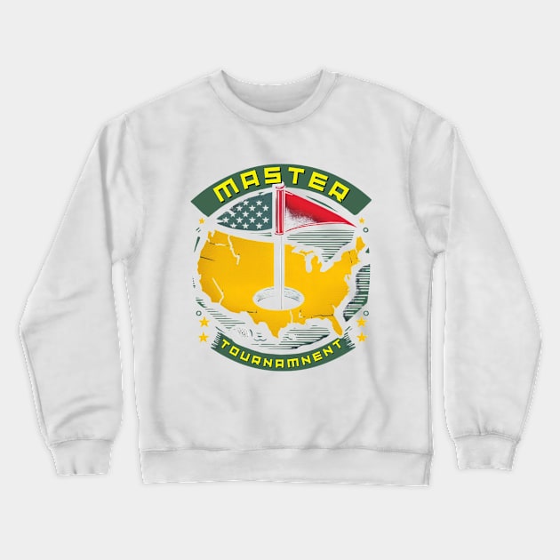 Masters Golf Tournament Crewneck Sweatshirt by iCutTee